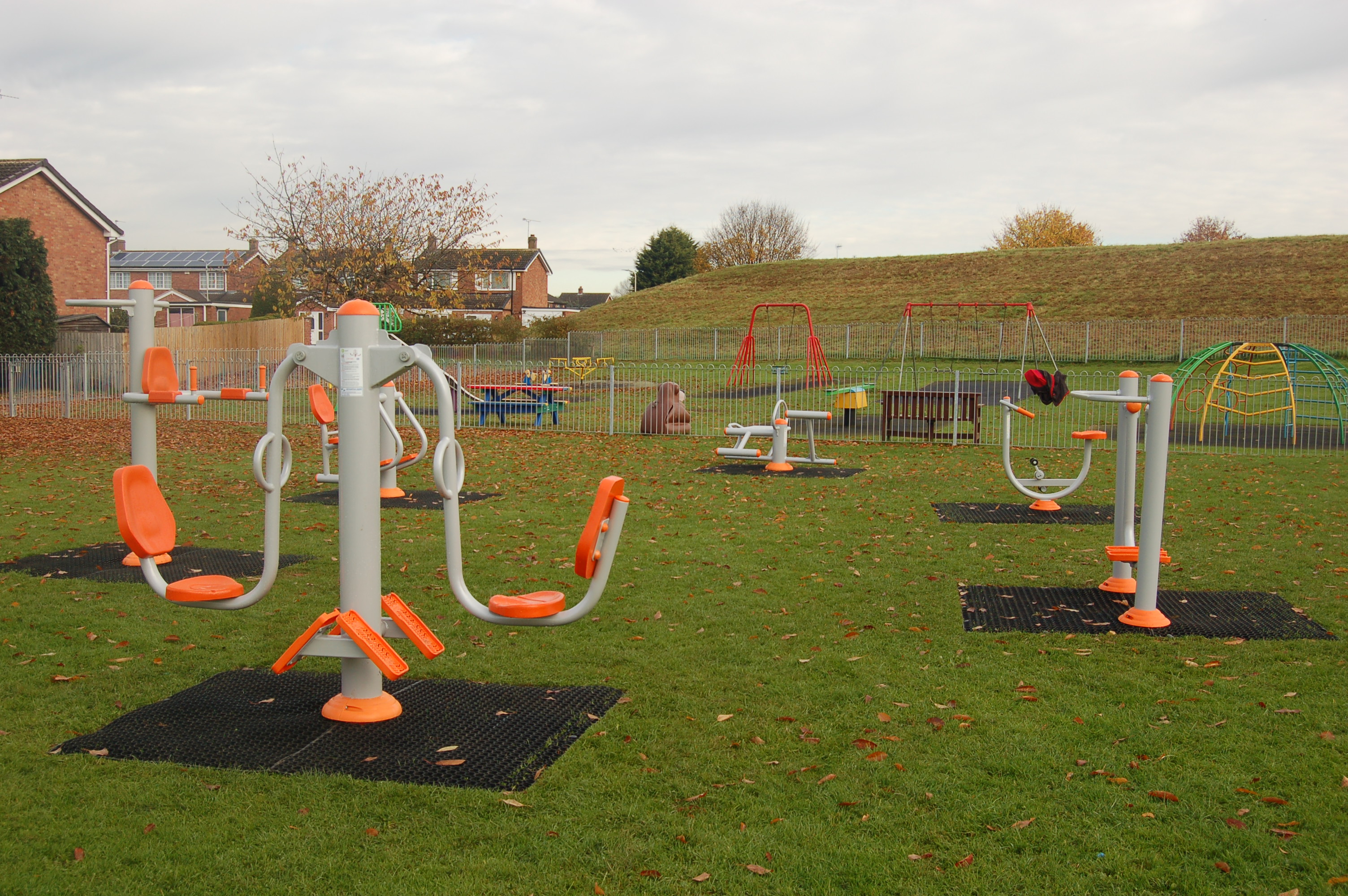 Image of outdoor fitness equipment at East Goscote