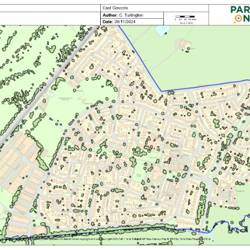 Parish Map showing tree canopies