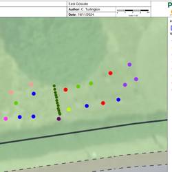 Map of trees and identification of trees