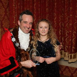Mayor James Murray with Imogen Bailey.JPG